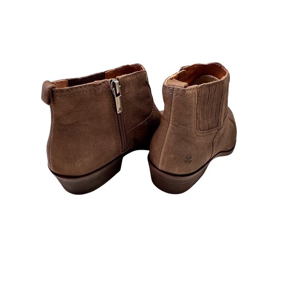Lucky Brand Hikalli Size 6 EU 36.5 Brown Bootie Western Shoe NWOB Ankle Boot - Picture 9 of 11